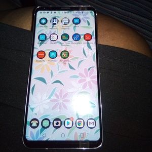 Lg v30 phone and black panther poster